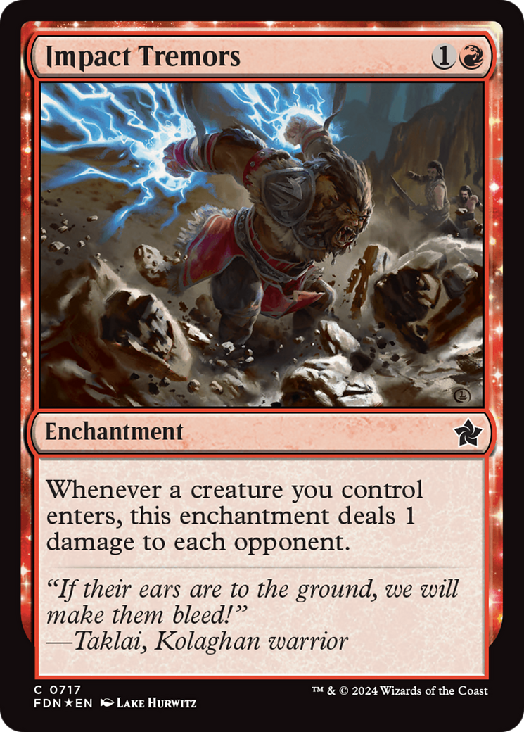 Impact Tremors [Foundations] [Foil]