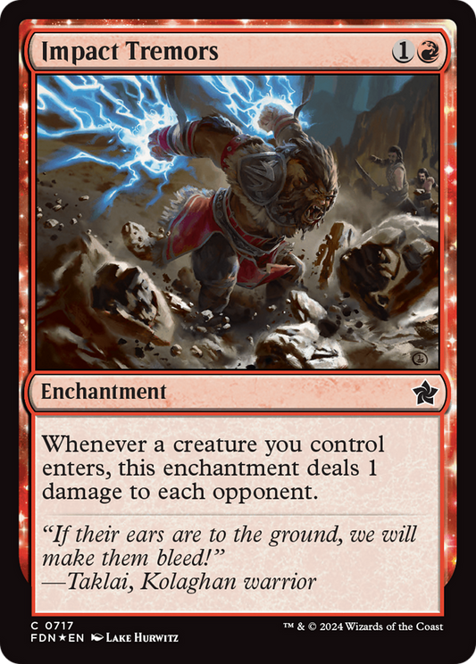 Impact Tremors [Foundations] [Foil]