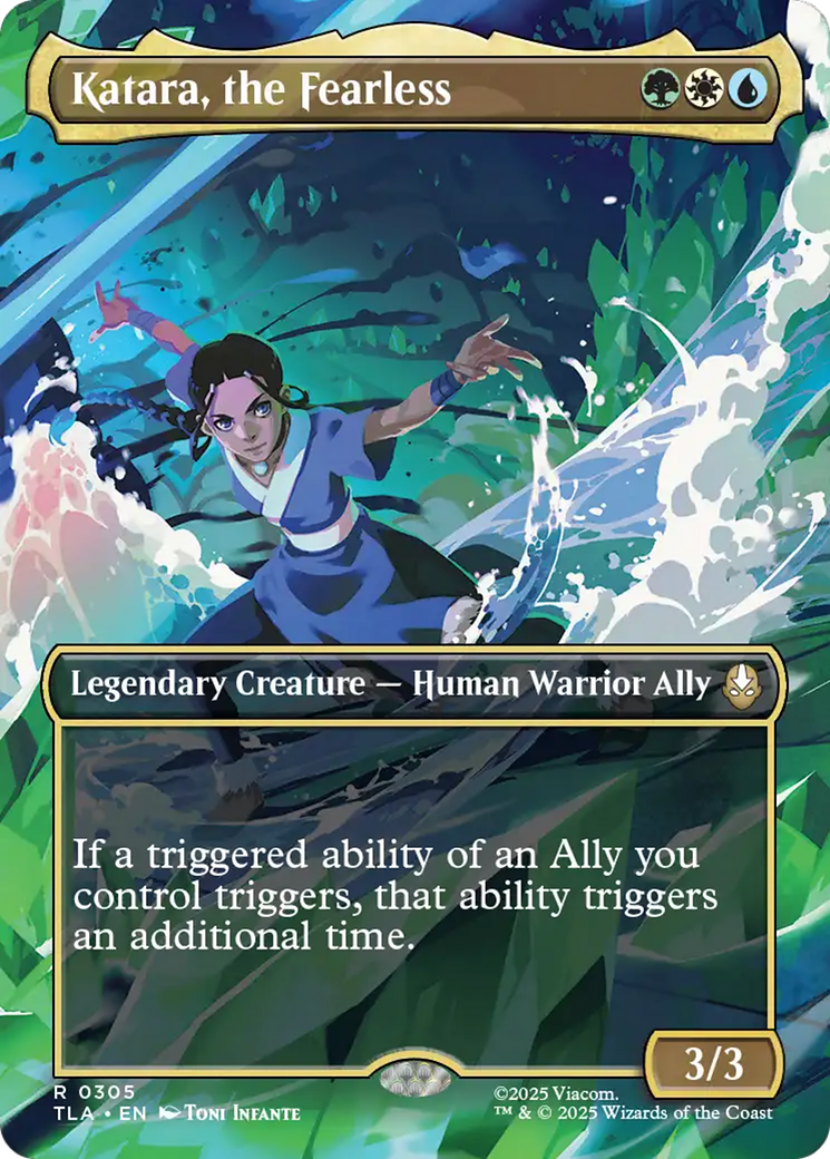 Katara, the Fearless (Borderless) [Avatar: The Last Airbender] [Foil]