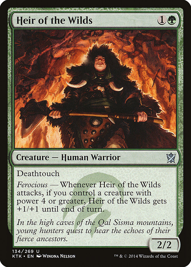Heir of the Wilds [Khans of Tarkir] [Foil]