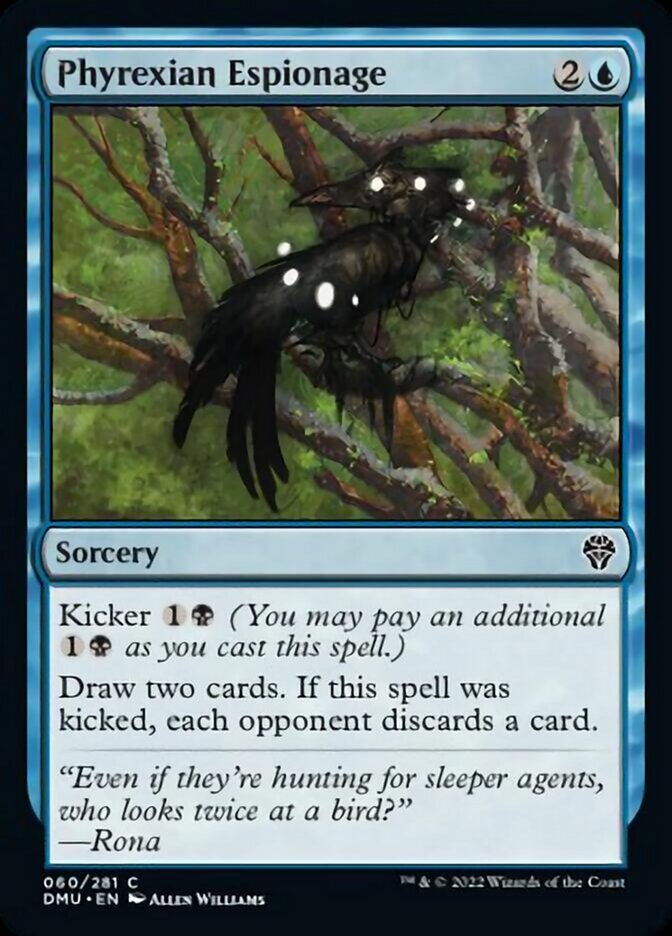Phyrexian Espionage [Dominaria United] [Foil]