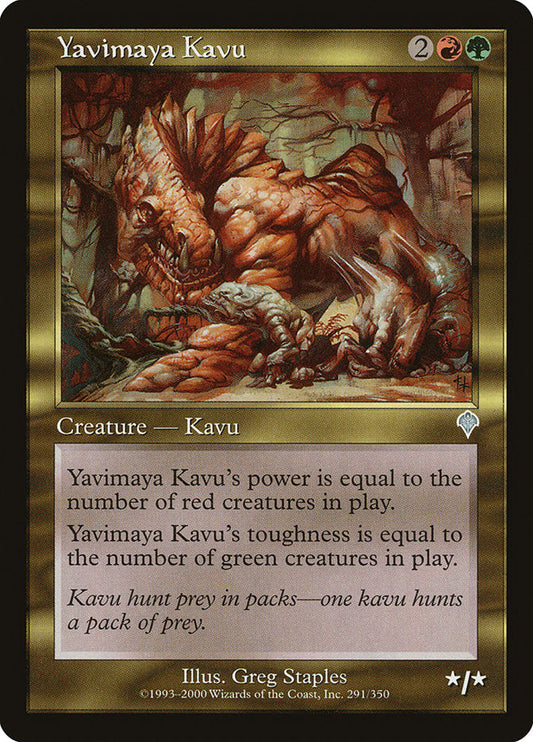 Yavimaya Kavu [Invasion] [Foil]