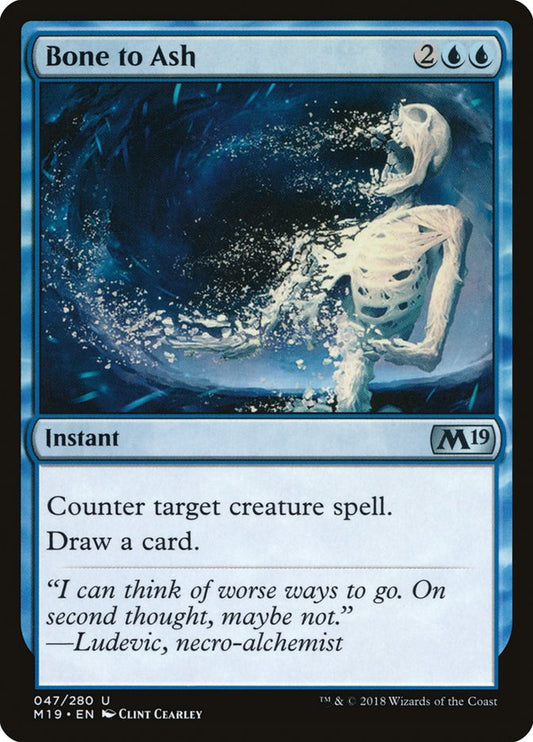 Bone to Ash [Core Set 2019] [Foil]