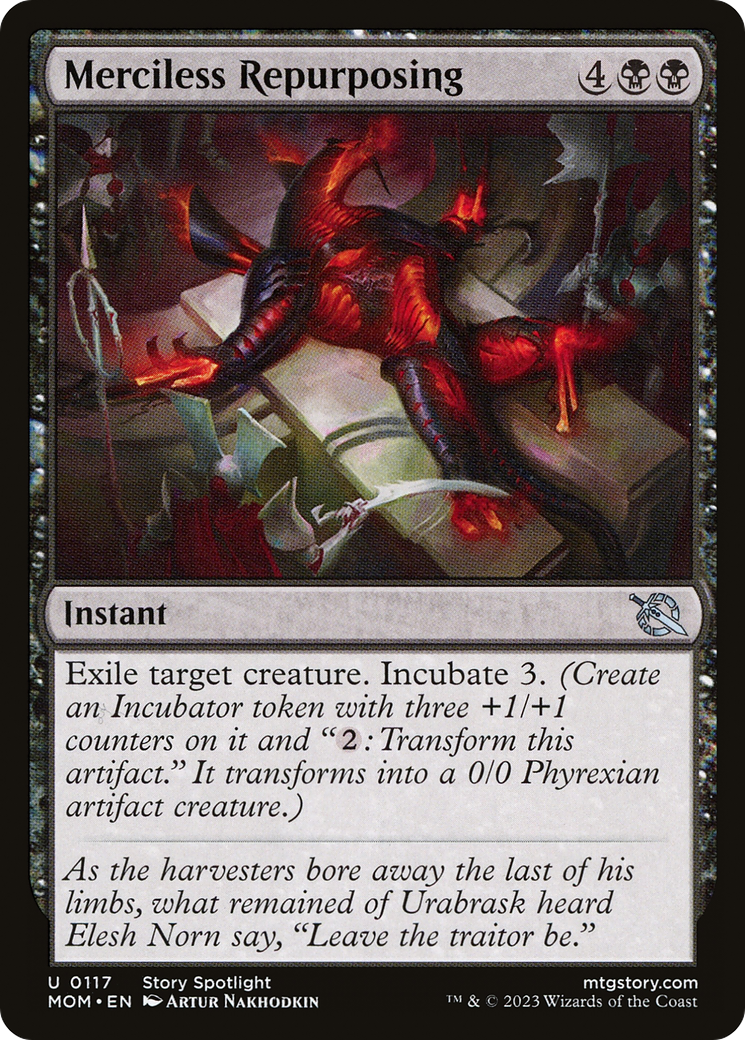 Merciless Repurposing [March of the Machine] [Foil]