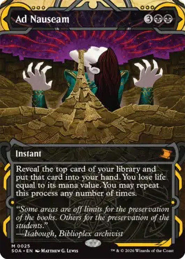 Ad Nauseam [Secrets of Strixhaven: Mystical Archive] [Foil]