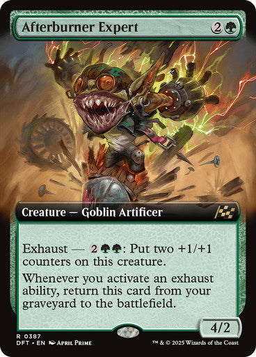 Afterburner Expert (Extended Art) [Aetherdrift] [Foil]