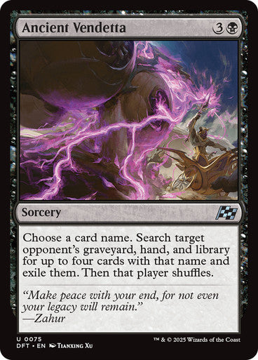 Ancient Vendetta [Aetherdrift] [Foil]