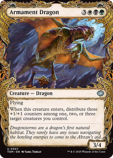 Armament Dragon (Showcase) [Tarkir: Dragonstorm] [Foil]