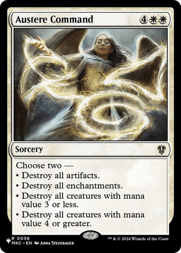 Austere Command (MKC) [The List]