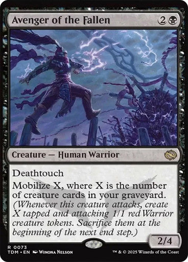 Avenger of the Fallen [Tarkir: Dragonstorm] [Foil]