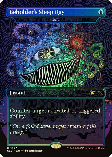Beholder's Sleep Ray - Stifle (Rainbow Foil) [Secret Lair Drop Series]