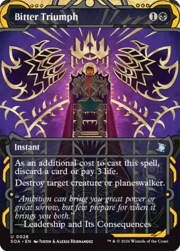 Bitter Triumph [Secrets of Strixhaven: Mystical Archive] [Foil]