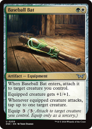 Baseball Bat [Duskmourn: House of Horror] [Foil]