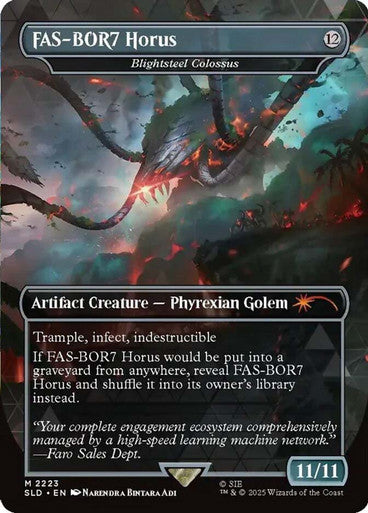 FAS-BOR7 Horus -  Blightsteel Colossus [Secret Lair Drop Series] [Foil]