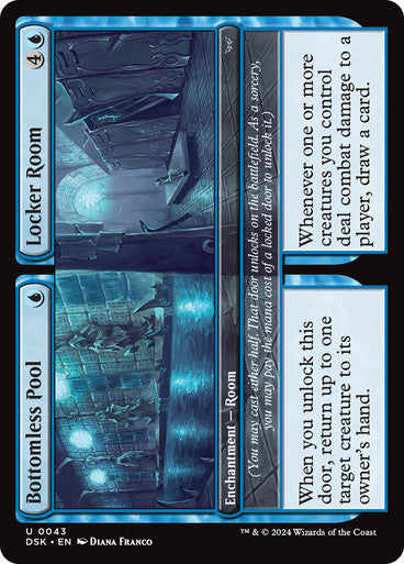 Bottomless Pool // Locker Room [Duskmourn: House of Horror] [Foil]
