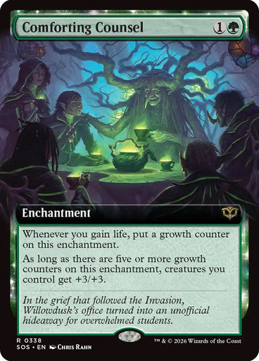 Comforting Counsel (Extended Art) [Secrets of Strixhaven] [Foil]