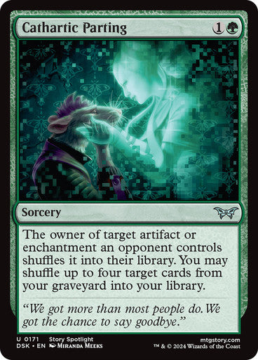 Cathartic Parting [Duskmourn: House of Horror] [Foil]