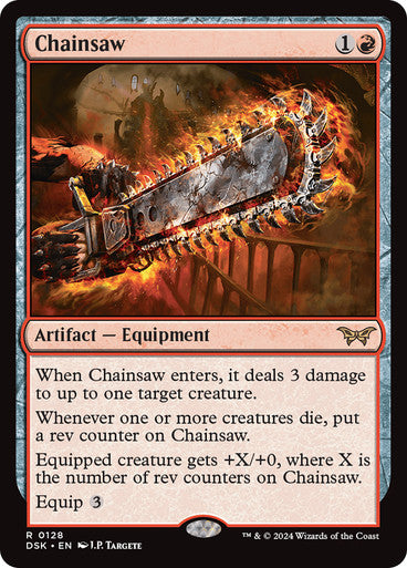 Chainsaw [Duskmourn: House of Horror] [Foil]