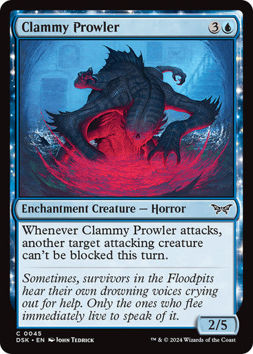 Clammy Prowler [Duskmourn: House of Horror] [Foil]