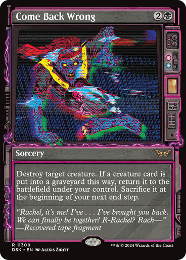 Come Back Wrong (Showcase) [Duskmourn: House of Horror] [Foil]