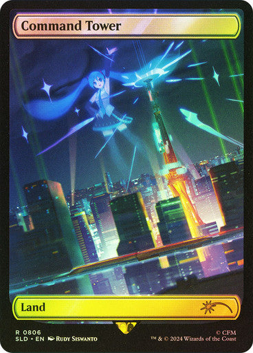 Command Tower (0806) (Rainbow Foil) [Secret Lair Drop Series]