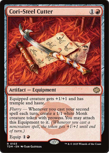 Cori-Steel Cutter [Tarkir: Dragonstorm] [Foil]