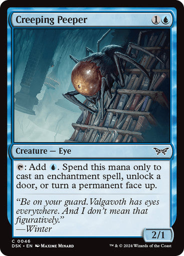 Creeping Peeper [Duskmourn: House of Horror] [Foil]