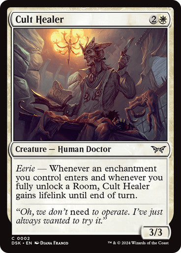 Cult Healer [Duskmourn: House of Horror] [Foil]