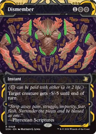 Dismember [Secrets of Strixhaven: Mystical Archive] [Foil]