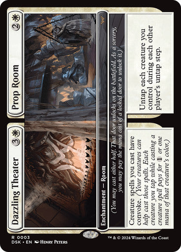 Dazzling Theater // Prop Room [Duskmourn: House of Horror] [Foil]