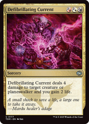 Defibrillating Current [Tarkir: Dragonstorm] [Foil]