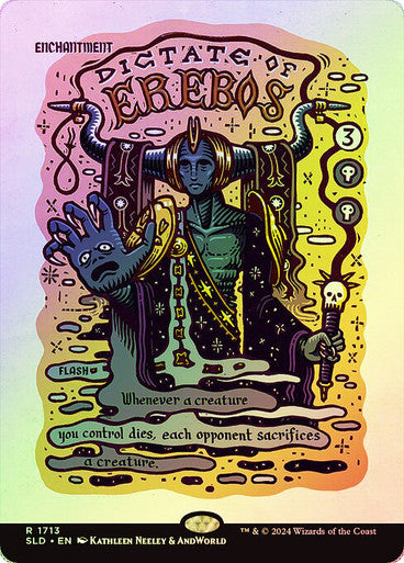 Dictate of Erebos (Rainbow Foil) [Secret Lair Drop Series]
