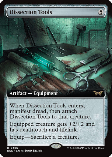Dissection Tools (Extended Art) [Duskmourn: House of Horror] [Foil]