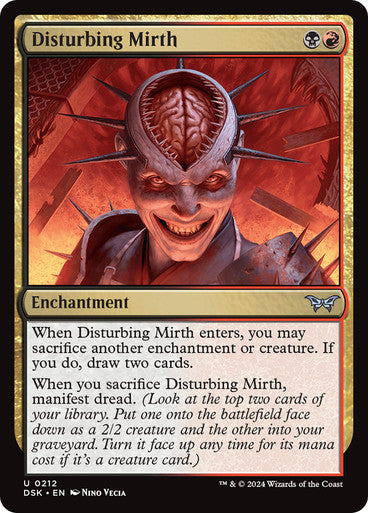 Disturbing Mirth [Duskmourn: House of Horror] [Foil]