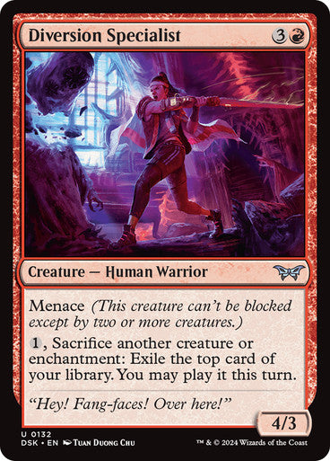 Diversion Specialist [Duskmourn: House of Horror] [Foil]