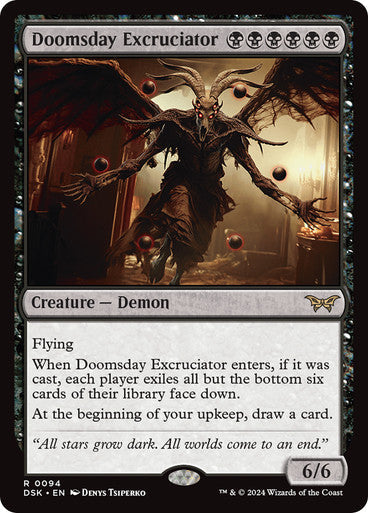 Doomsday Excruciator [Duskmourn: House of Horror] [Foil]