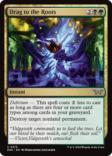 Drag to the Roots [Duskmourn: House of Horror] [Foil]