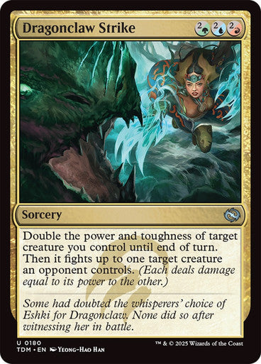 Dragonclaw Strike [Tarkir: Dragonstorm] [Foil]