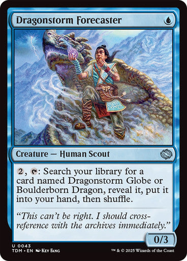 Dragonstorm Forecaster [Tarkir: Dragonstorm] [Foil]