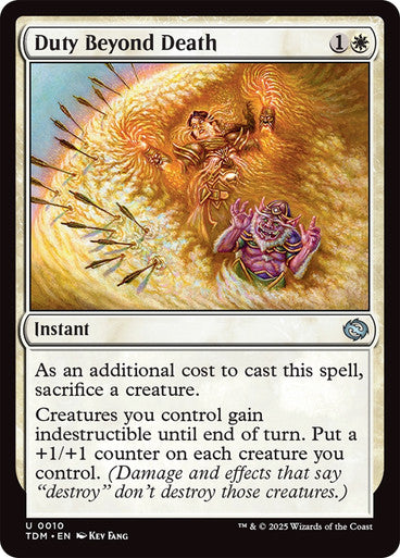 Duty Beyond Death [Tarkir: Dragonstorm] [Foil]