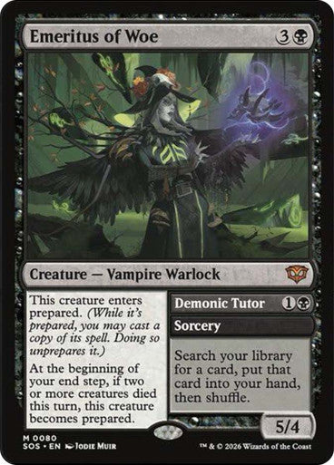 Emeritus of Woe [Secrets of Strixhaven] [Foil]