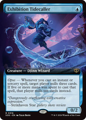 Exhibition Tidecaller (Extended Art) [Secrets of Strixhaven]