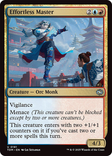 Effortless Master [Tarkir: Dragonstorm] [Foil]