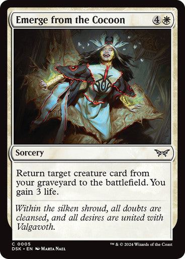 Emerge from the Cocoon [Duskmourn: House of Horror] [Foil]