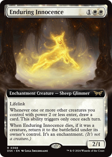 Enduring Innocence (Extended Art) [Duskmourn: House of Horror] [Foil]