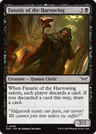 Fanatic of the Harrowing [Duskmourn: House of Horror] [Foil]
