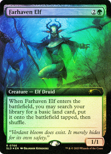 Farhaven Elf (Extended Art) [Secret Lair Drop Series]