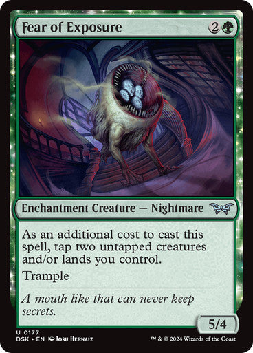 Fear of Exposure [Duskmourn: House of Horror] [Foil]