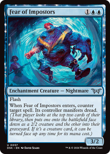 Fear of Impostors [Duskmourn: House of Horror] [Foil]
