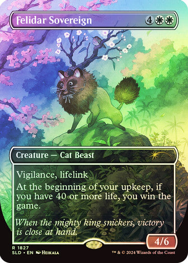 Felidar Sovereign (1827) (Rainbow Foil) [Secret Lair Drop Series]